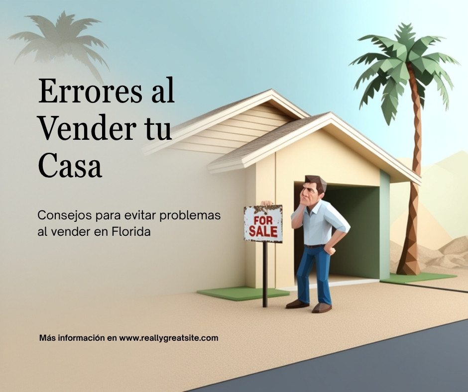 Errores al Vender tu Casa en Florida: Lo Que Debes Evitar
